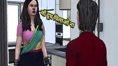 play Geile 3D anime moeder in stomende hentai trio met stiefzonen