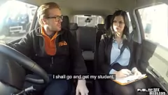 play Public Car Fuck with MILF in Stockings and High Heels