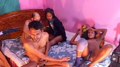 play Hardcore groep seks trio met Hanif, Popy Khatun en MST Sumona